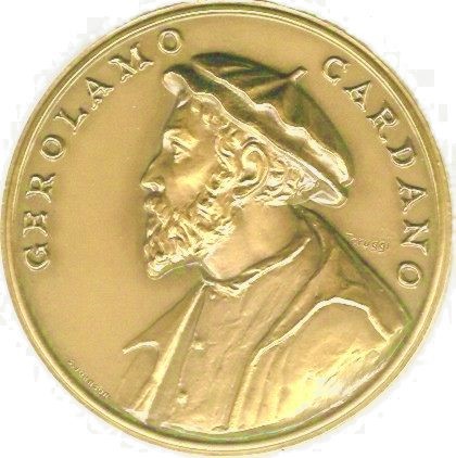 Medaglia premio Cardano